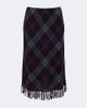 Doen Dôen Elowette fringed plaid midi skirt - 1