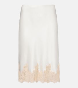 Doen DÃ´en Elowette lace-trimmed silk longuette