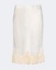 Doen Dôen Elowette lace-trimmed silk satin midi skirt - 1