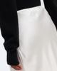Doen Dôen Elowette lace-trimmed silk satin midi skirt - 4