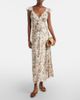 Doen DÃ´en Fiona lace-trimmed silk midi dress - 2