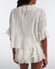 Doen Dôen Henri broderie anglaise ruffled cotton blouse - 5