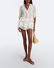 Doen Dôen Henri broderie anglaise ruffled cotton blouse - 6