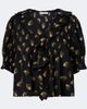 Doen Dôen Henri floral ruffled cotton-blend blouse - 1