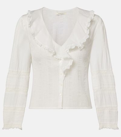 Doen DÃ´en Huguette ruffled cotton blouse