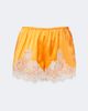 Doen Dôen Iona lace-trimmed silk satin shorts - 1