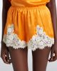 Doen Dôen Iona lace-trimmed silk satin shorts - 3