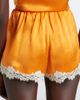 Doen Dôen Iona lace-trimmed silk satin shorts - 4
