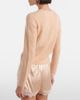 Doen Dôen Iona lace-trimmed silk shorts - 3