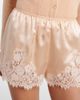 Doen Dôen Iona lace-trimmed silk shorts - 4