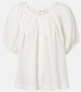 Doen DÃ´en June cotton-blend top