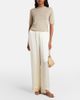Doen DÃ´en Lavon fringed silk satin wide-leg pants - 2