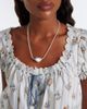 Doen Dôen Nera embroidered printed cotton top - 3