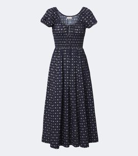 Doen Dôen Quinn printed cotton poplin midi dress