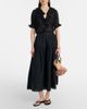 Doen Dôen Sebastiane cotton poplin midi skirt - 2
