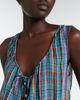Doen Dôen Theo plaid cotton crop top - 3