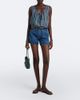Doen Dôen Theo plaid cotton crop top - 6