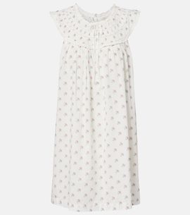 Doen DÃ´en Verity floral embroidered cotton minidress