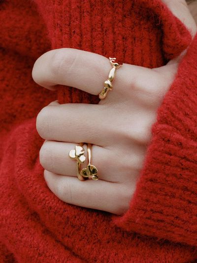 DOL Winter Bud Ring [silver/gold]