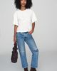 Dolan Left Coast 100% Cotton Smocked Peplum Tee - 3