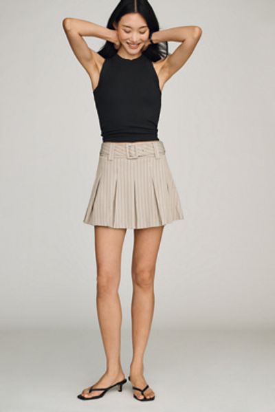 Dolan Left Coast Belted Mini Skirt