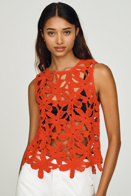 Dolan Left Coast - Cotton Crochet Tank Top