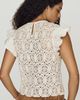 Dolan Left Coast Cotton Lace Flutter Sleeve Top - 3
