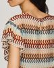 Dolan Left Coast Crochet Peplum Tee - 3