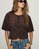 Dolan Left Coast Faux-Suede Puff Sleeve Jacket - 1