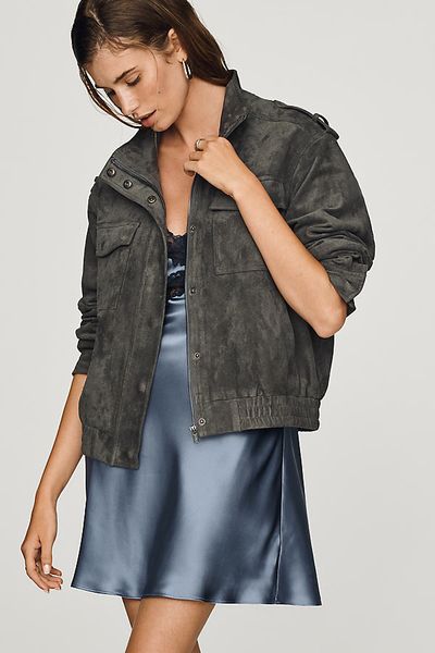 Dolan Left Coast Faux-Suede Utility Jacket