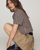 Dolan Left Coast Short-Sleeve Ponte Shirt Jacket - 1