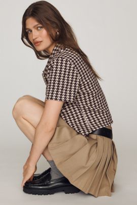 Dolan Left Coast Short-Sleeve Ponte Shirt Jacket