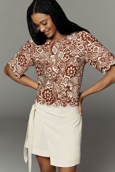 Dolan Left Coast Structured Scallop Top