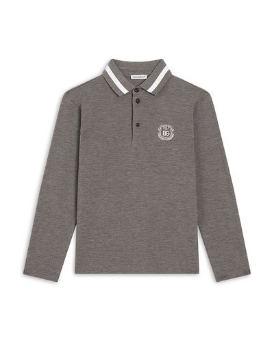Dolce & Gabbana Dolce & Gabbana Boys' Long Sleeved Polo Shirt