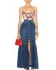Dolce & Gabbana Dolce & Gabbana Button Front Denim Maxi Skirt - 6