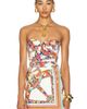 Dolce & Gabbana Dolce & Gabbana Charmeuse Stretch Carretto Print Bodysuit - 1