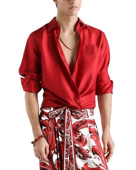 Dolce & Gabbana Dolce & Gabbana Crest Graphic Shirt