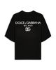 Dolce & Gabbana Dolce & Gabbana Flocked Logo Jersey T Shirt - 6