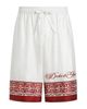 Dolce & Gabbana Dolce & Gabbana Floral Pattern Logo Drawstring Shorts - 6