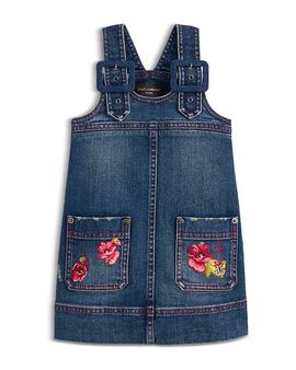 Dolce & Gabbana Dolce & Gabbana Girls' Denim Overalls Dress