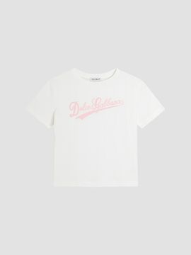 Dolce & Gabbana Dolce & Gabbana Girl's Little Girl's Logo Crewneck T-Shirt