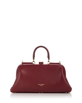 Dolce & Gabbana Dolce & Gabbana Grandma Leather Top Handle Bag