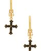 Dolce & Gabbana Dolce & Gabbana Hoop Cross Earrings - 4