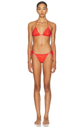 Dolce & Gabbana Dolce & Gabbana Jersey Strass Bikini Set