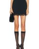 Dolce & Gabbana Dolce & Gabbana Lace Trim Mini Skirt - 1
