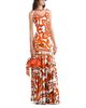 Dolce & Gabbana Dolce & Gabbana Majolica Print Organzine Long Dress - 1