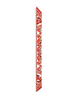 Dolce & Gabbana Dolce & Gabbana Majolica Silk Skinny Scarf