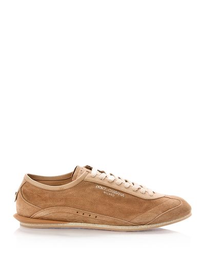 Dolce & Gabbana Dolce & Gabbana Men's Derbies Low Top Suede Sneakers