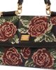 Dolce & Gabbana Dolce & Gabbana My Sicily Embroidered Leather Top Handle Bag - 3