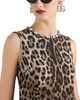 Dolce & Gabbana Dolce & Gabbana Printed Cady Embellished Dress - 3
